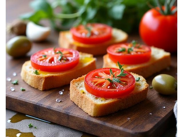 Pan con tomate catalán