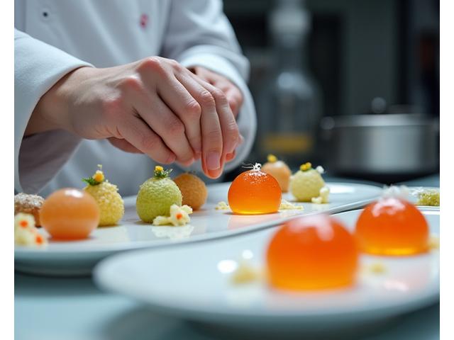Demostración de cocina molecular