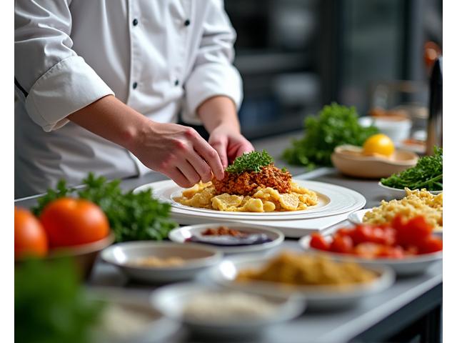 Desarrollo de recetas en cocina profesional