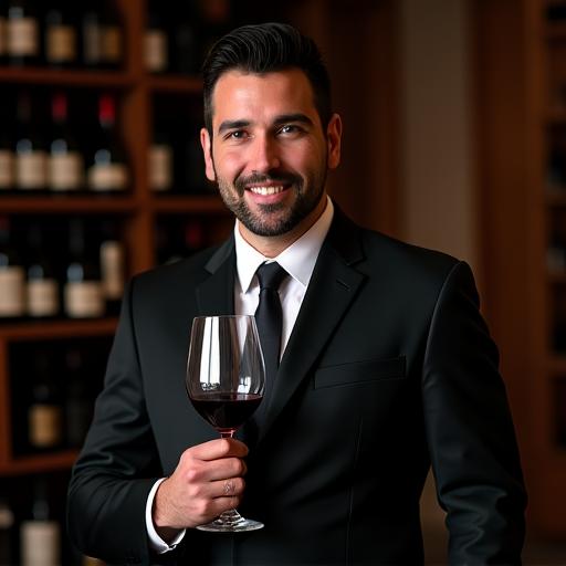 Sommelier Carlos Mendoza