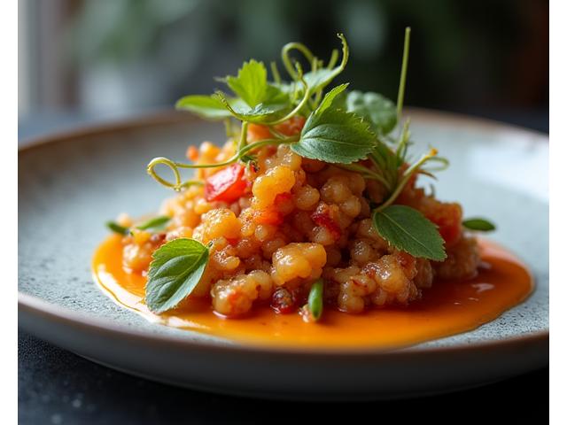 Plato vegano gourmet