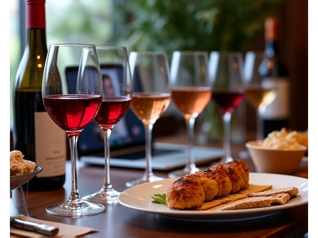 Maridaje de vinos virtual